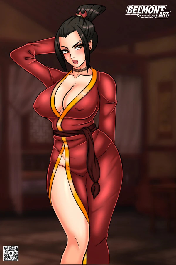 1girl avatar:_the_last_airbender azula belmont female_focus female_only fire_nation nightgown nipple_piercing piercing pose posing princess robe royalty seductive solo_female solo_focus ty_lee