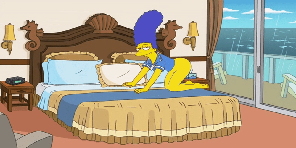 marge_simpson milf posing ready_to_fuck the_simpsons