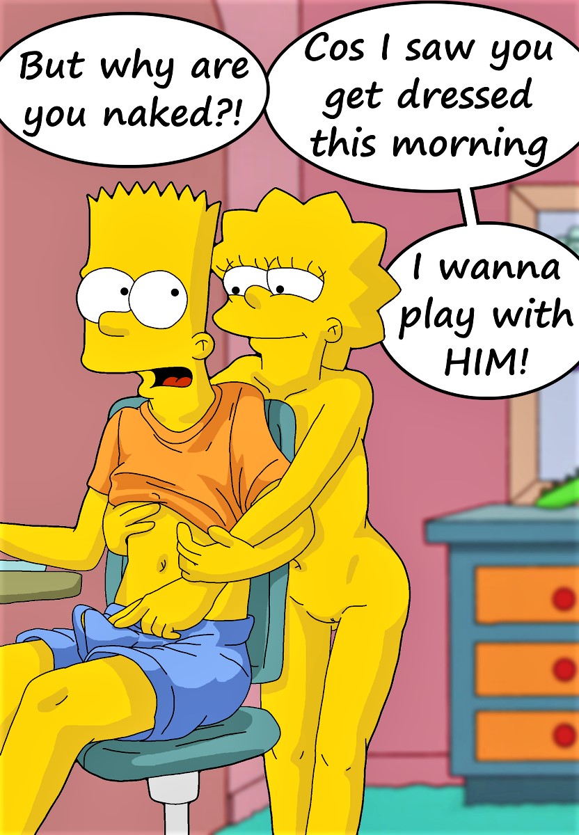 ass bart_simpson brother_and_sister child erect_penis evilweazel_(artist) incest lisa_simpson loli lolicon nude shaved_pussy shota shotacon the_simpsons thighs yellow_skin