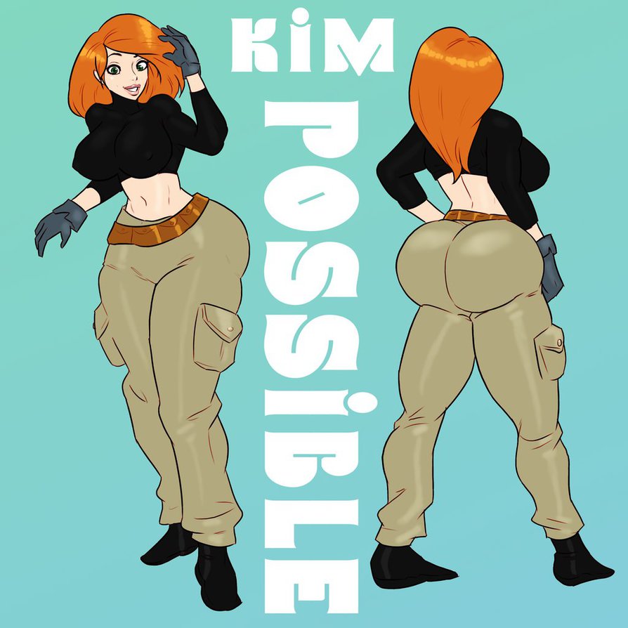 ass belly big_ass big_breasts breasts disney jay-marvel kim_possible kimberly_ann_possible midriff navel