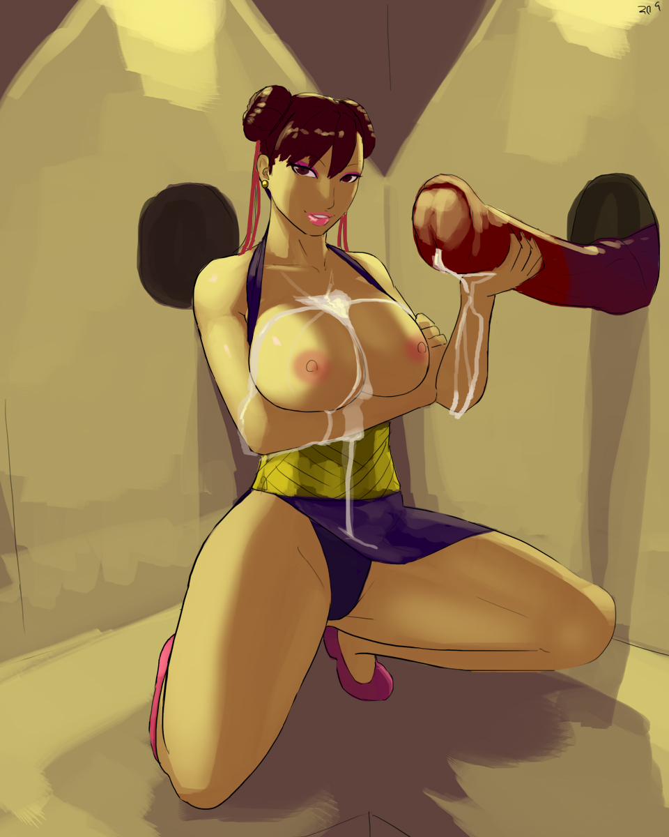 1girl aka6 alternate_costume areolae bare_legs bare_shoulders beastiality big_penis black_dress breasts breasts_outside brown_eyes brown_hair bukkake capcom chun-li clothed clothing cum cum_drip cum_on_arm cum_on_body cum_on_breasts cum_on_chest cum_on_upper_body double_bun dress earrings erection excessive_cum eyeshadow female flats glory_hole hair hair_ornament hair_ribbon handjob highres holding_penis horse horse_penis horsecock huge_penis human inside jewelry large_breasts large_penis lipstick looking_at_viewer makeup mammal navel nipples one_knee orgasm parted_lips pelvic_curtain penis precum revealing_clothes ribbon sash seductive sex short_hair smile solo_focus squatting street_fighter street_fighter_iv wide_hips