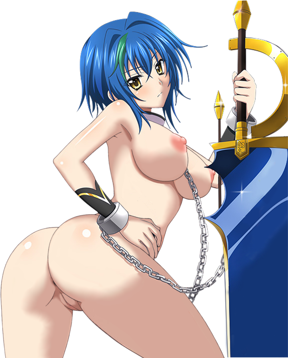 1girl 1girl 1girl chain completely_nude extraction female_only female_solo high_resolution high_school_dxd looking_at_viewer nude nude_filter sword third-party_edit uncensored weapon xenovia