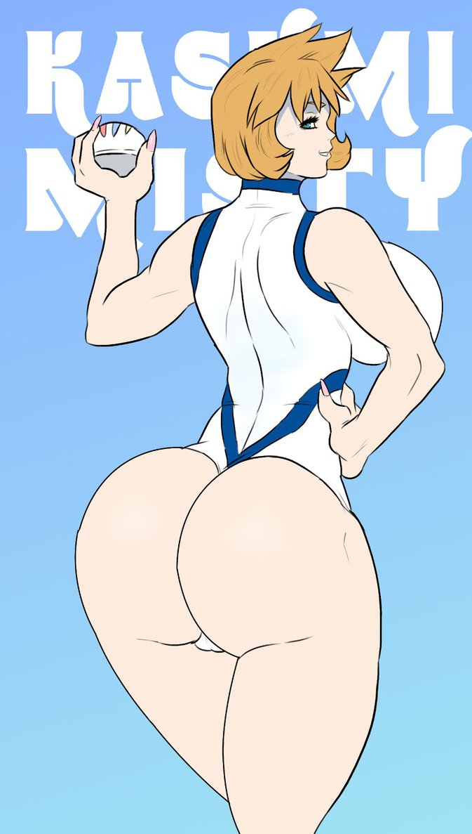 alluring ass big_ass big_breasts breasts jay-marvel kasumi_(pokemon) misty pokemon