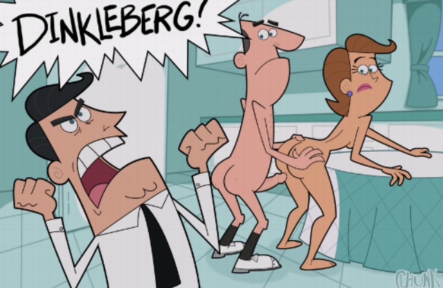 ass ass_grab caught cheating chunk chunk_(artist) dinkleberg doggy_position erection from_behind looking_back meme milf nude penis the_fairly_oddparents timmy's_dad timmy's_mom wide_hips