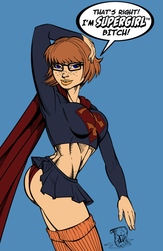 cosplay glasses learn_to_tag scooby-doo supergirl_(cosplay) velma_dinkley