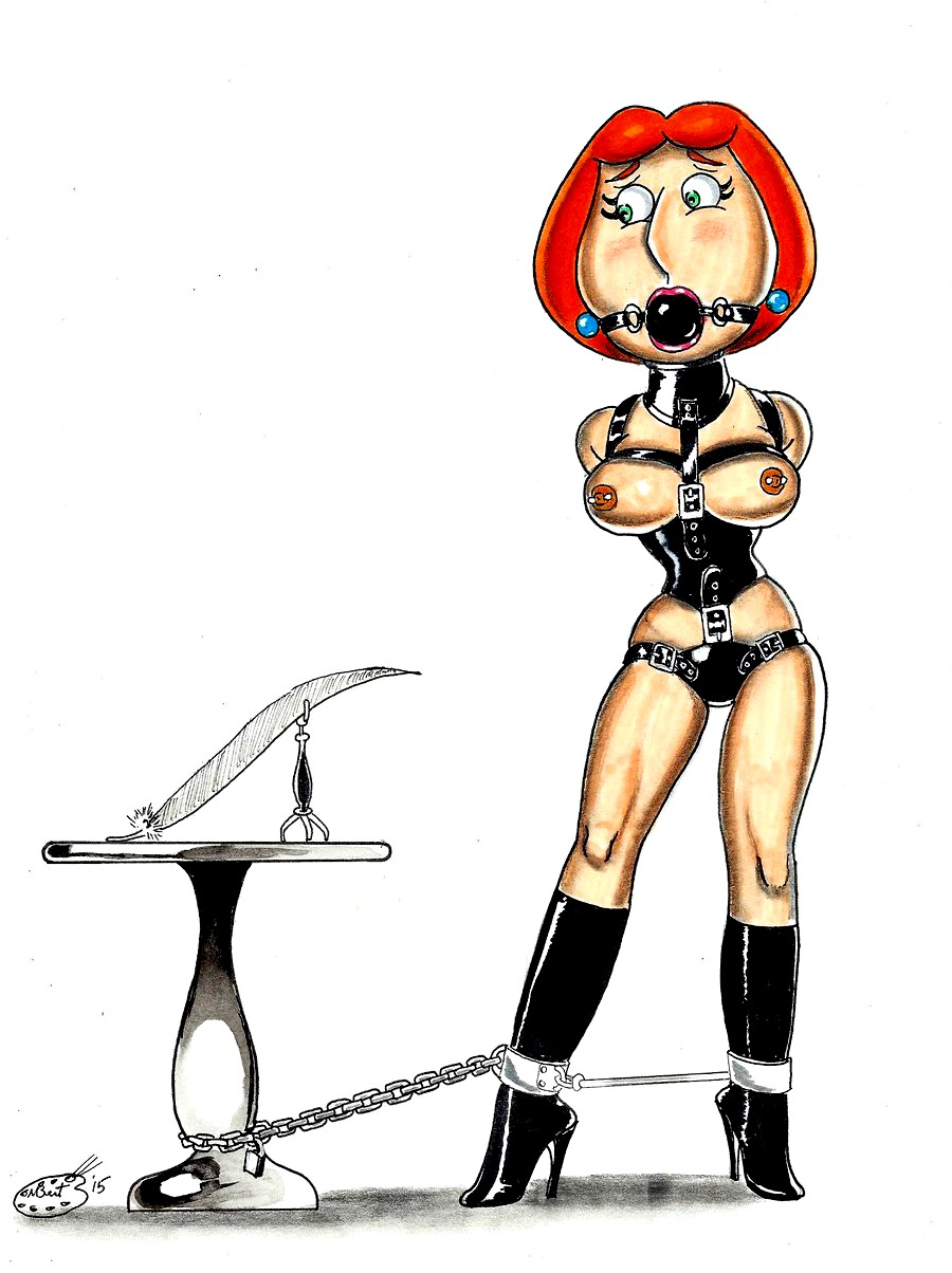 bondage boots breasts family_guy gag lois_griffin nipples