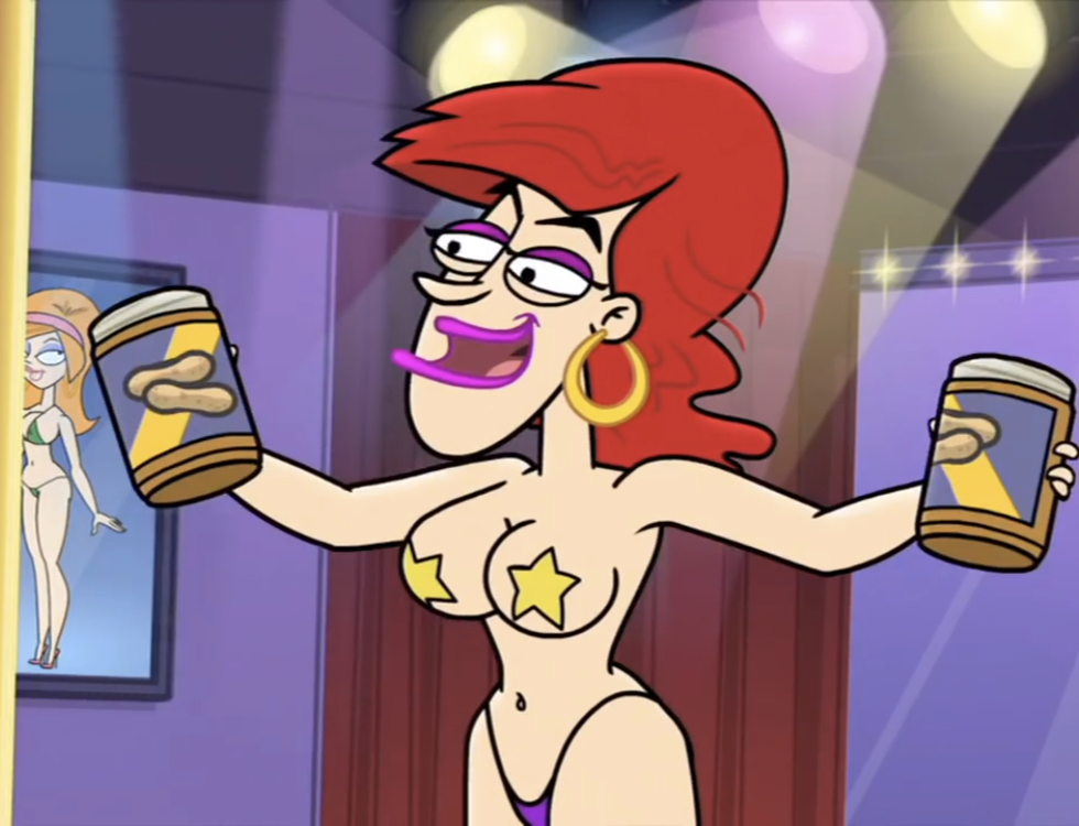 big_breasts cartoon cookie_falcone fugget_about_it pasties stripper