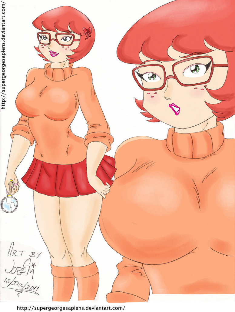 glasses mini_skirt scooby-doo sweater velma_dinkley