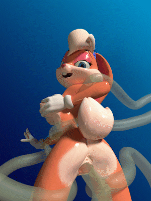 3d blender_cycles bunny gif likkezg lola_bunny orange_fur pussy rabbit space_jam tentacle the_looney_tunes_show warner_brothers