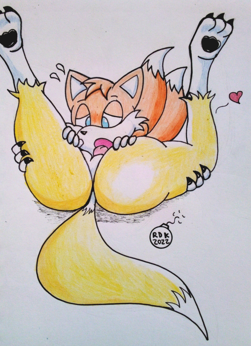 69 69_position crossover digimon licking miles_"tails"_prower oral pussy pussylicking rdk renamon sega sonic_the_hedgehog_(series) tails tails_the_fox