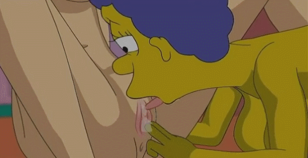 anus ass breasts family_guy gif lois_griffin marge_simpson nipples pussy the_simpsons yellow_skin