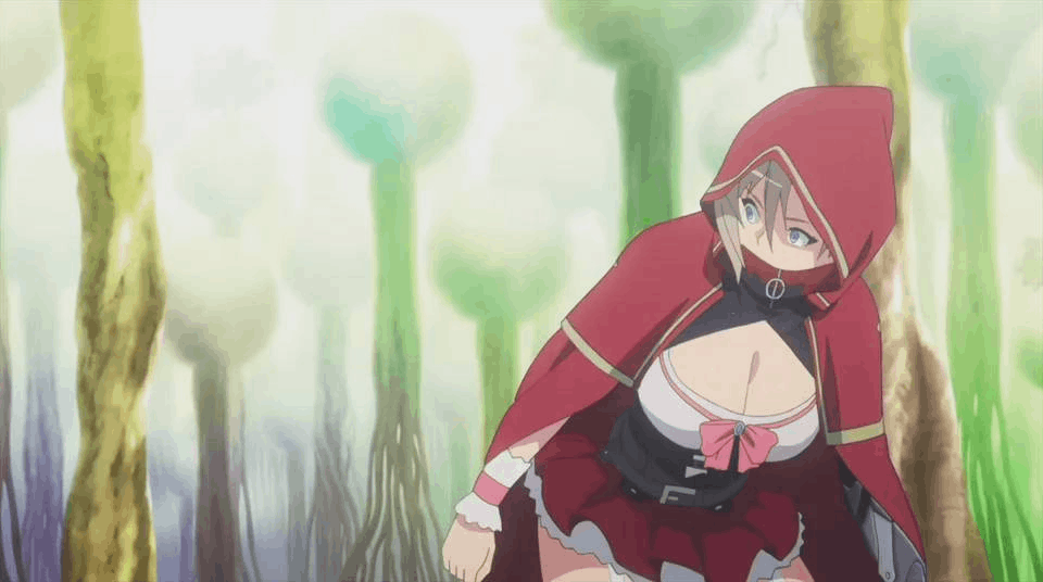 2girls alicia_(queen's_blade) animated bouncing_breasts breasts female hooded_cloak huge_breasts large_breasts multiple_girls nipples no_audio queen's_blade queen's_blade_grimoire screen_capture sword topless video weapon webm zara_(queen's_blade)