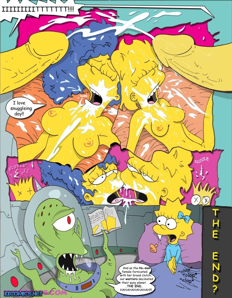 comic maggie_simpson marge_simpson tagme the_simpsons yellow_skin