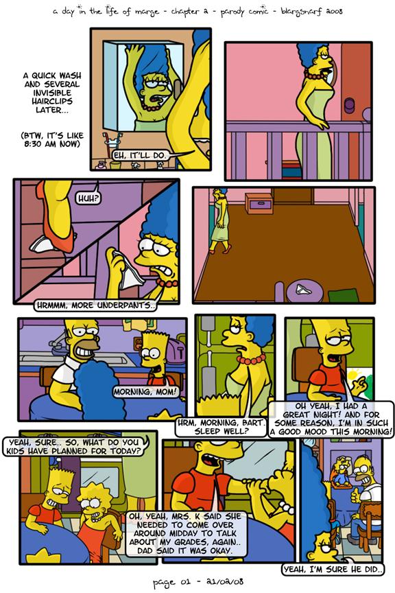 comic jester marge_simpson tagme the_simpsons yellow_skin