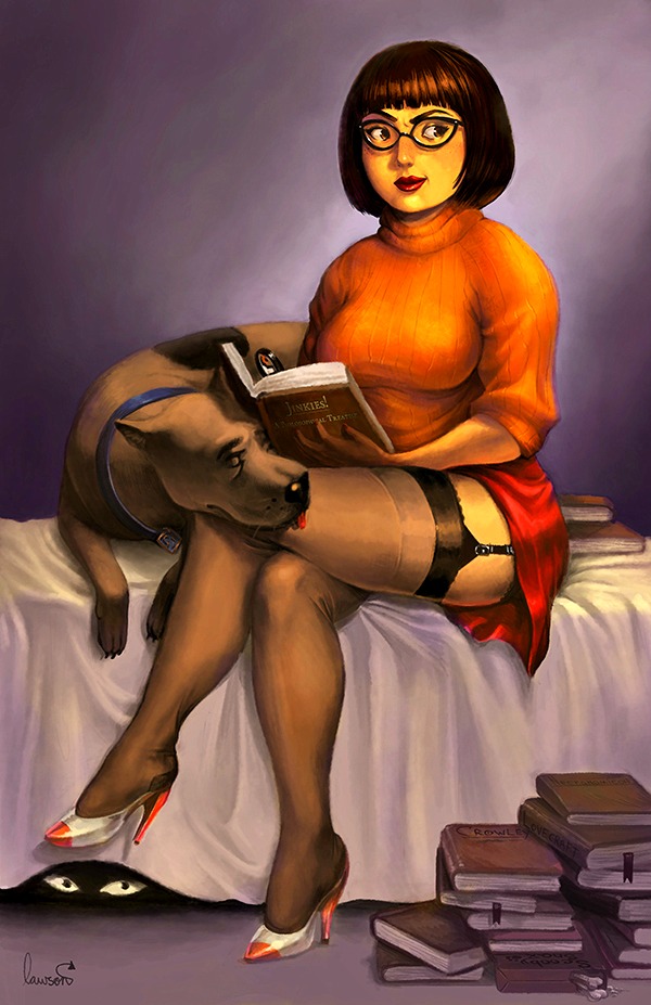 breasts scooby-doo shoes stockings velma_dinkley