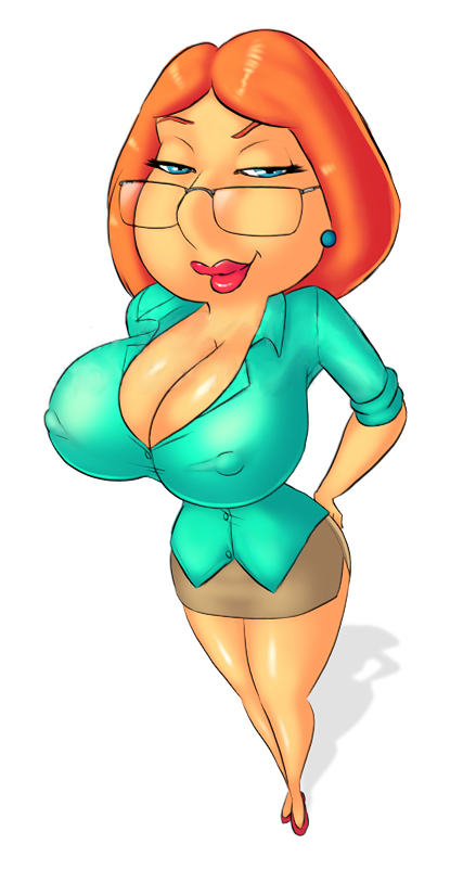 big_breasts family_guy jab lois_griffin looking_at_viewer nipples_visible_through_clothing