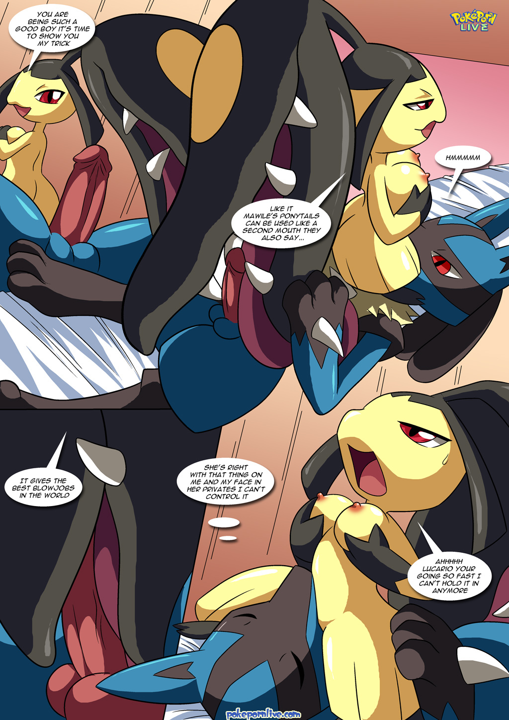 blush breasts comic horny lucario lucario's_gift mawile mew nude pokemon pokepornlive tagme