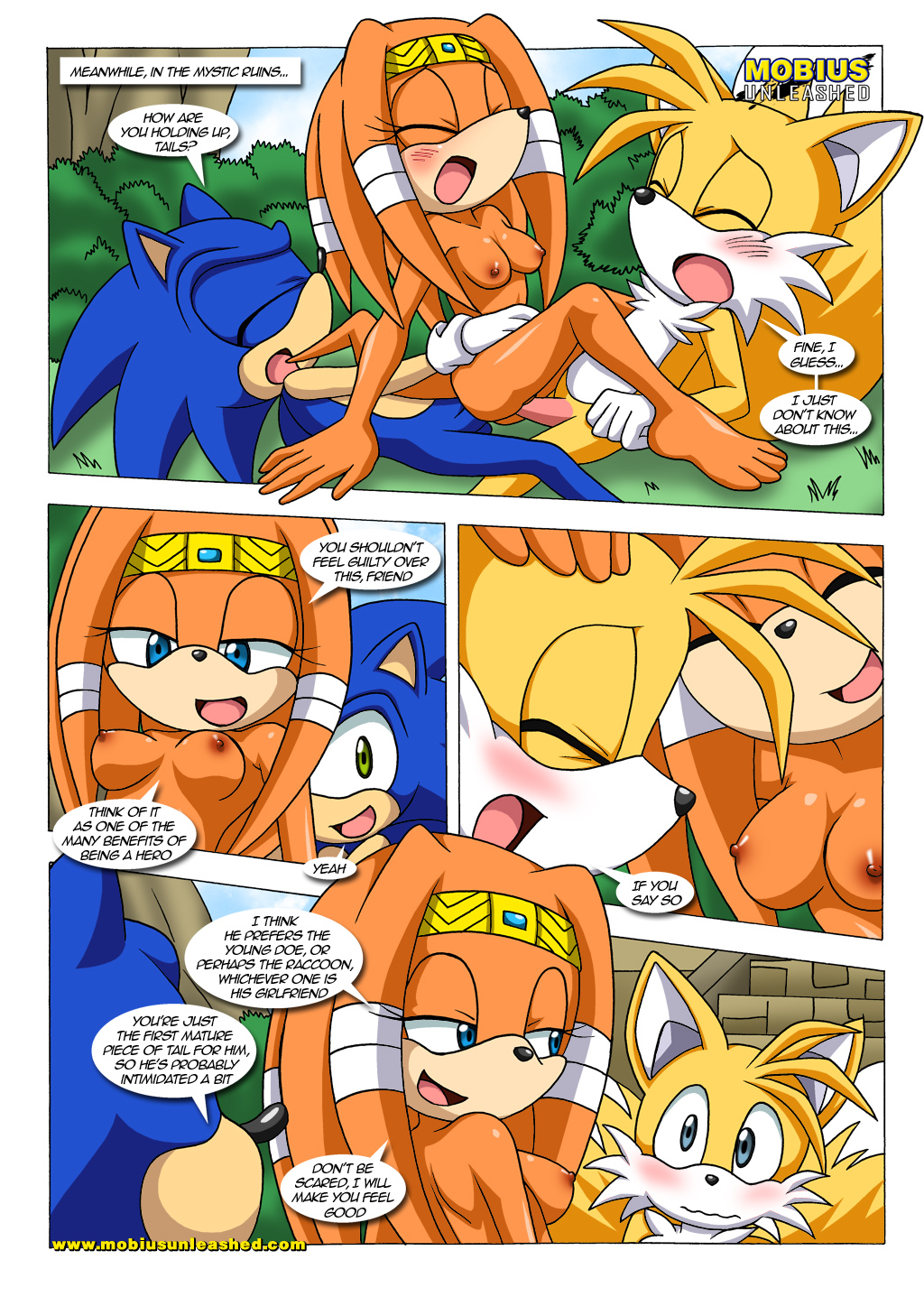 bbmbbf comic mario_&amp;_sonic_(comic) miles_"tails"_prower mobius_unleashed palcomix sega sonic_(series) sonic_the_hedgehog sonic_the_hedgehog_(series) tagme tikal_the_echidna