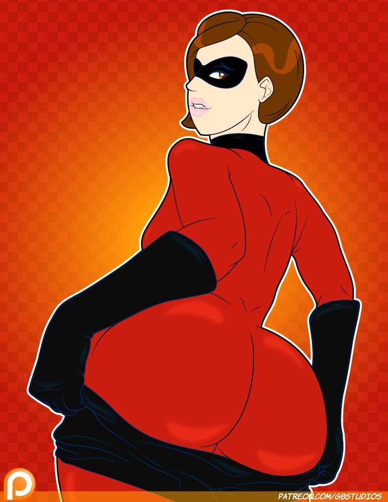 ass big_ass breasts clothes disney elastigirl female gloves happy hips lips looking_at_viewer milf solo the_incredibles wide_hips