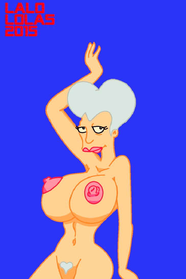 blue_background breasts futurama mother nipples pubic_hair
