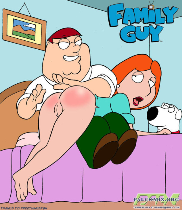 brian_griffin family_guy lois_griffin peter_griffin spanking tagme
