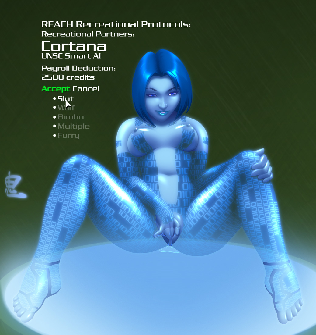 blue_eyes blue_hair breasts catthouse cortana halo_(series) looking_at_viewer masturbation microsoft nude oni_(artist) pussy text toes