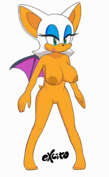 anthro bouncing_breasts breasts excito furry gif nude pussy rouge_the_bat sonic_(series)