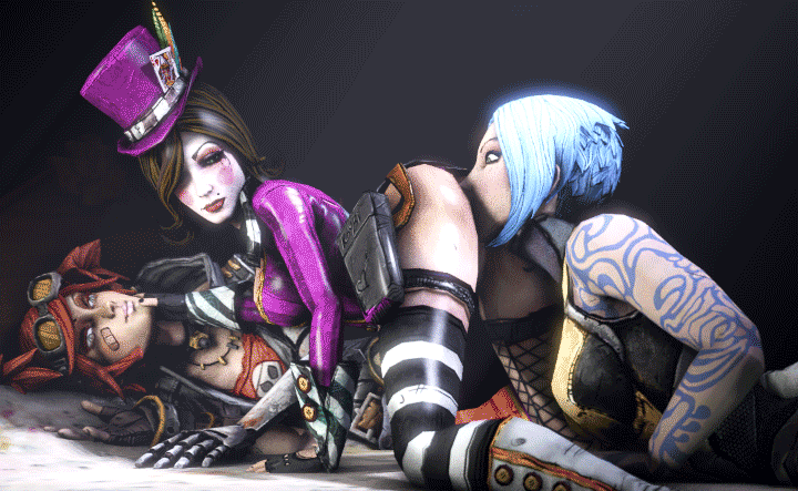 720px x 443px - Xbooru - 3d 3d animation 3girls animated ass blue hair borderlands  borderlands 2 brown hair clothed fugtrup gaige gif goggles hair looking  back mad moxxi makeup maya (borderlands) multiple girls no panties