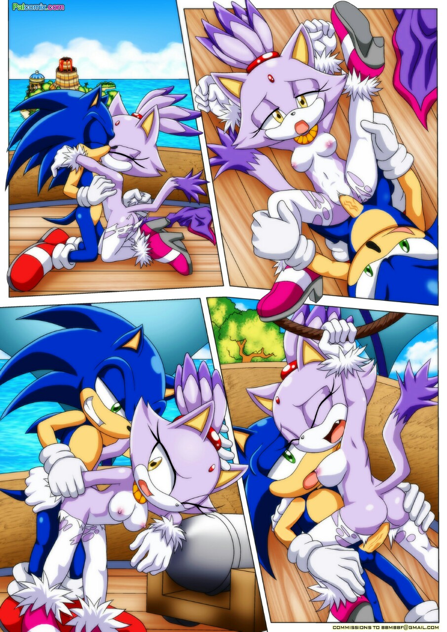 ass blaze_the_cat breast breasts from_behind kissing nude penis pussy sega sonic sonic_the_hedgehog