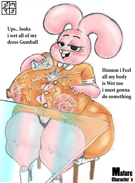 anais_watterson anthro big_ass big_breasts breasts dxoz glass_table high_heels huge_breasts nipples table the_amazing_world_of_gumball thick_thighs white_background