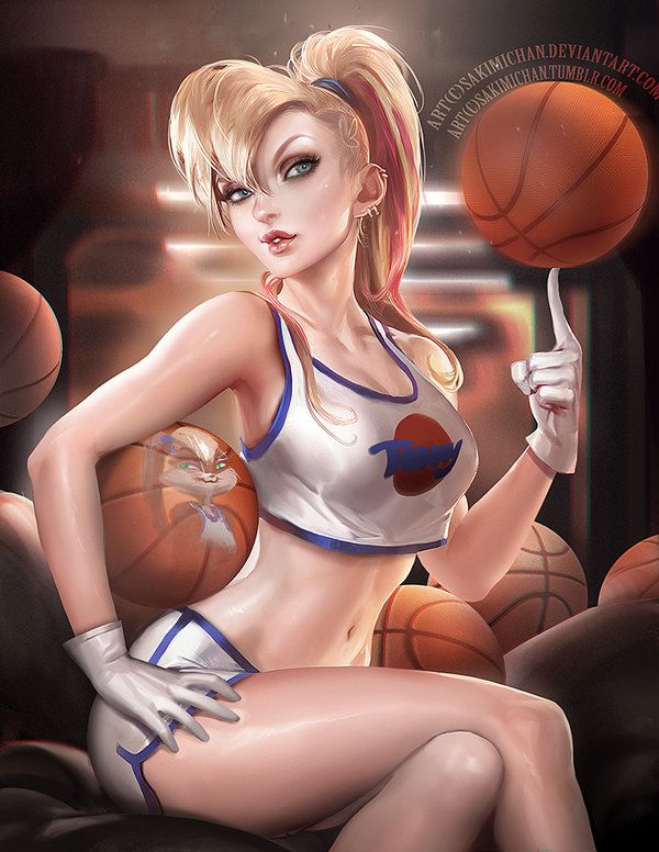 basketball clothed lola_bunny looney_tunes space_jam