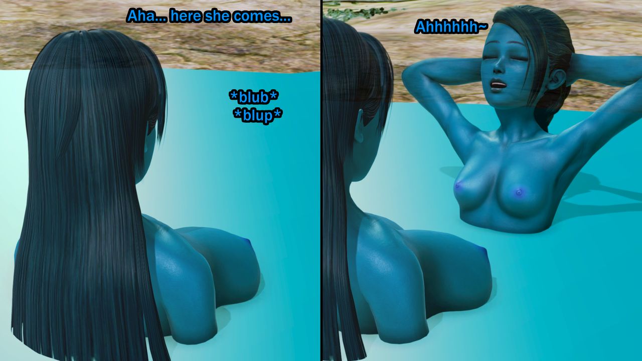 cg coinflip_(artist) comic corruption female_only series slime slime_girl sophie_in_the_slime_pit_(comic) story transformation yuri