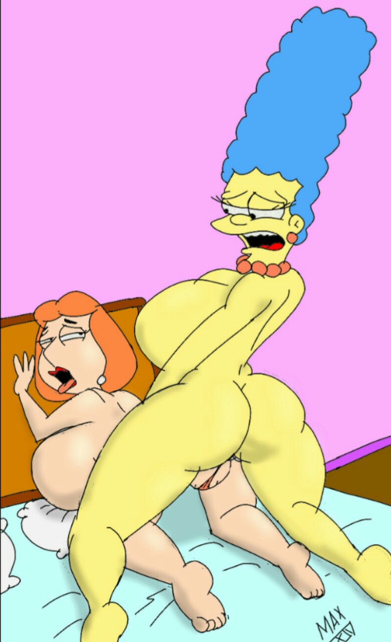 big_ass big_breasts breasts dat_ass family_guy huge_ass lois_griffin marge_simpson maxtlat milf pussy the_simpsons yellow_skin yuri