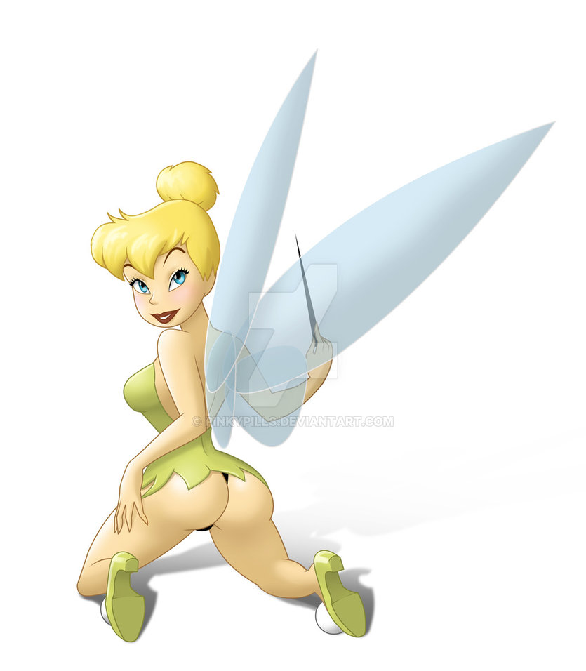 non-nude presenting thong tinker_bell white_background wings