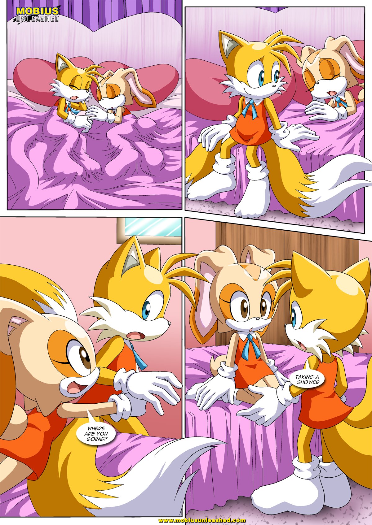 1girl bbmbbf cream_the_rabbit furry miles_"tails"_prower mobius_unleashed palcomix sega sonic_(series) sonic_the_hedgehog_(series) tagme tails_n'_cream_2