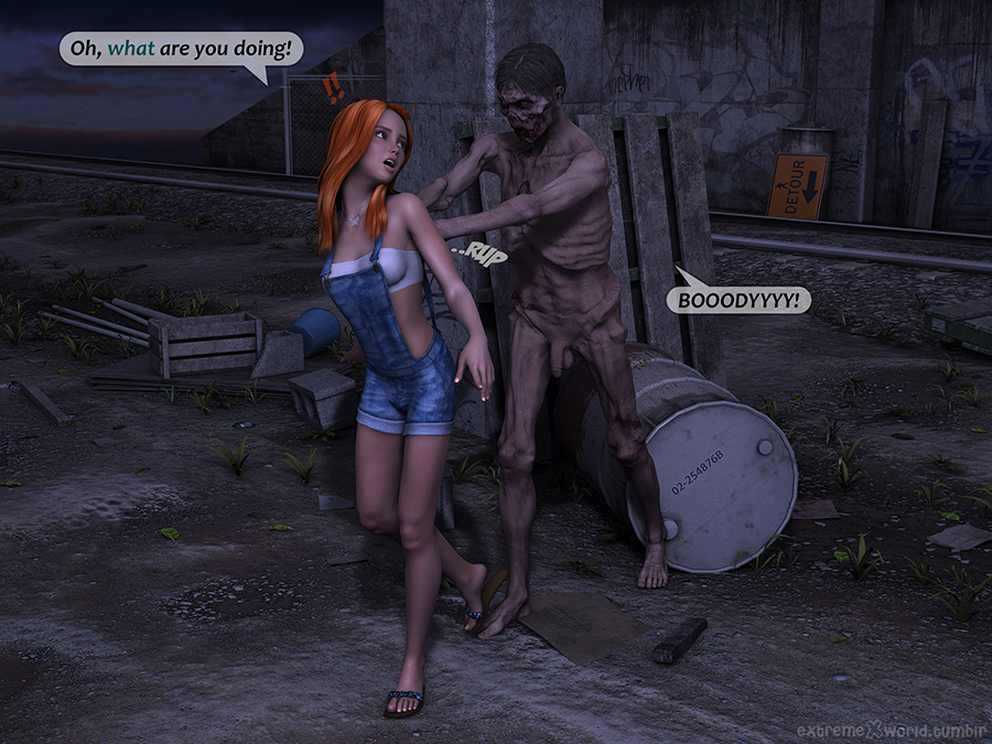 comic escaped_experiment:_the_call_of_lust extremexworld jessica_(extremexworld) rape red_hair zombie