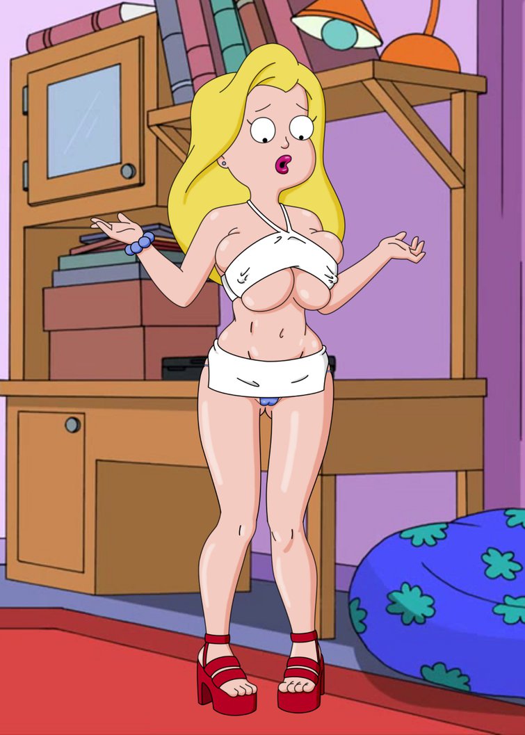 american_dad big_ass big_breasts big_hips blonde_hair breasts frost969 hair hayley_smith tight_clothes