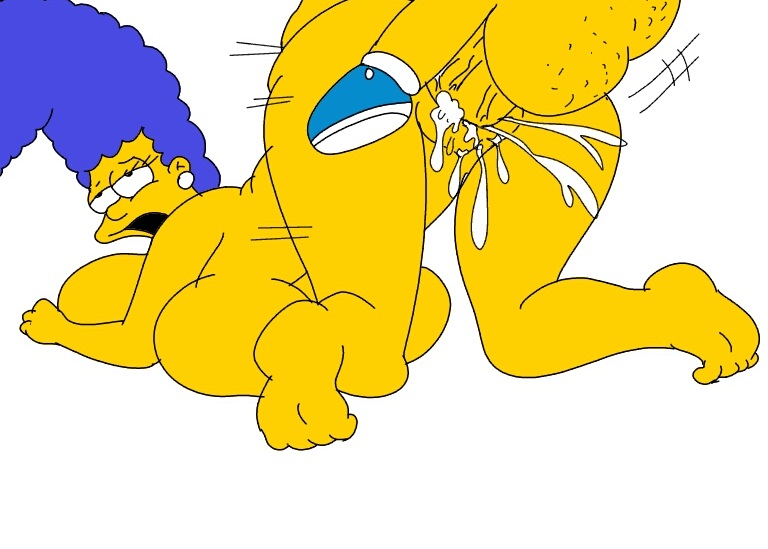 big_ass big_breasts big_penis breasts cum dat_ass huge_breasts huge_testicles incest marge_simpson maxtlat milf mother mother's_duty mother_and_son nude penis sex the_simpsons vaginal yellow_skin