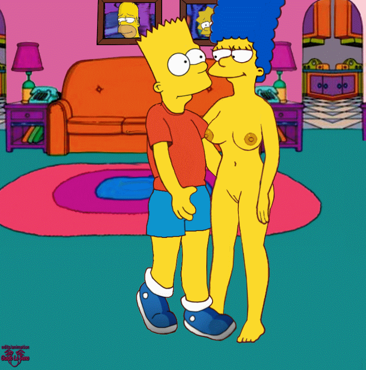 bart_simpson casual_sex consensual english_text female funny gif guido_l homer_simpson jessica_lovejoy lisa_simpson living_room male male/female marge_simpson mother_and_son multiple_girls nude penis pussy small_breasts smile teen testicles text the_simpsons threesome undressing yellow_skin