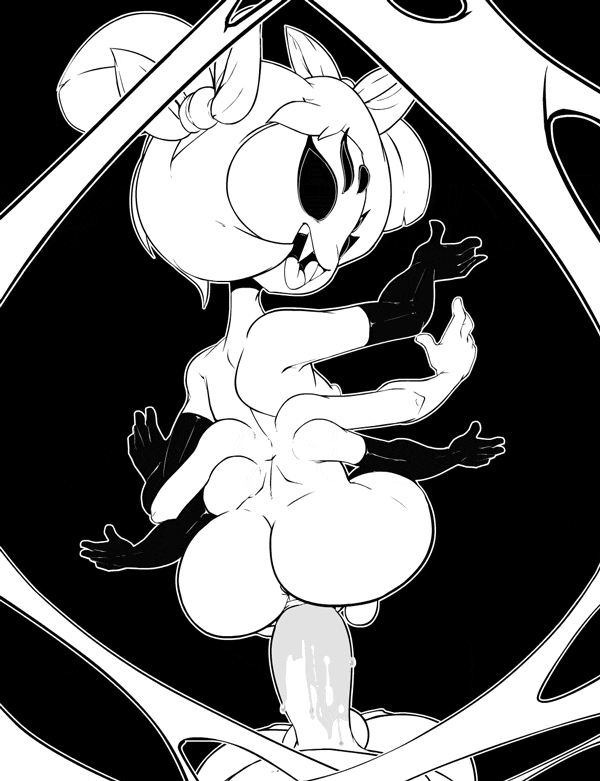 1boy 1girl 6_arms anthro anthro_focus ass black_and_white black_eyes black_hair bouncing_breasts breasts female_focus gif hetero monster monster_girl muffet multi_limb multiple_arms multiple_eyes nude open_mouth penetration penis sex solo_focus spider_girl theboogie twin_tails undertale undertale_(series) vaginal_penetration