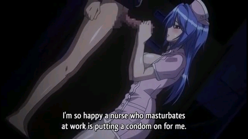 anime censored chijoku_no_seifuku condom hentai nurse penis