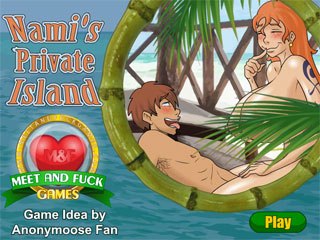 breasts game hair huge_breasts meet_and_fuck nami nude one_piece orange_hair sex