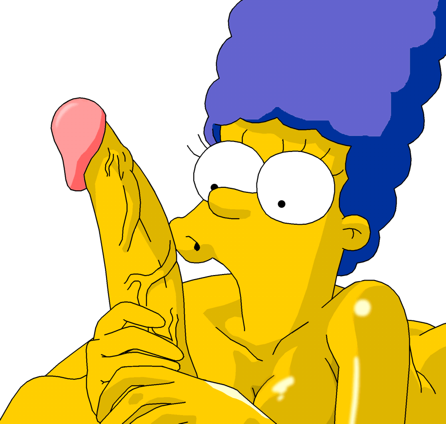 breasts gif handjob marge_simpson masturbation penis the_simpsons yellow_skin