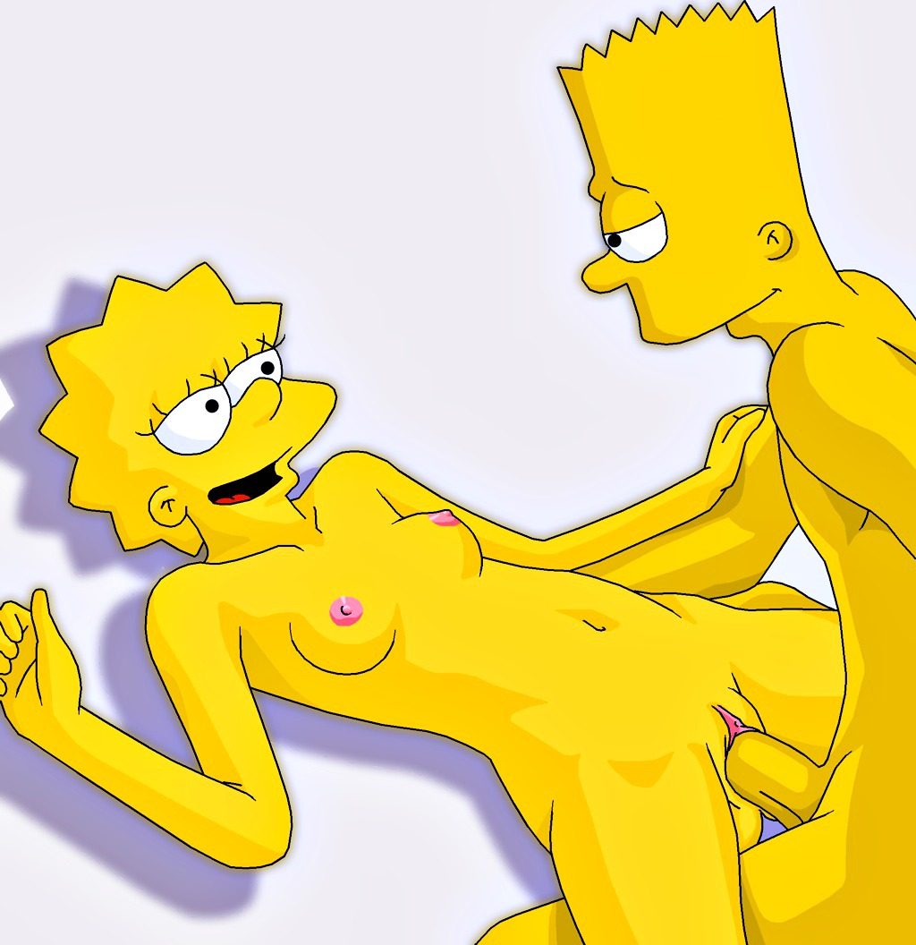 bart_simpson breasts brother_and_sister evilweazel_(artist) incest lisa_simpson nude penis shaved_pussy the_simpsons yellow_skin