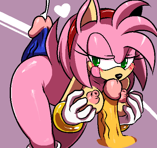 1girl amy_rose anthro areola blush breasts canine cum cumshot digital_media_(artwork) ejaculation fox fur furry green_eyes group group_sex heart hedgehog hot_dogging low_res male male/female mammal miles_"tails"_prower nipples orgasm paizuri penis pink_body pink_fur sega sex solo_focus sonic_the_hedgehog sssonic2 threesome