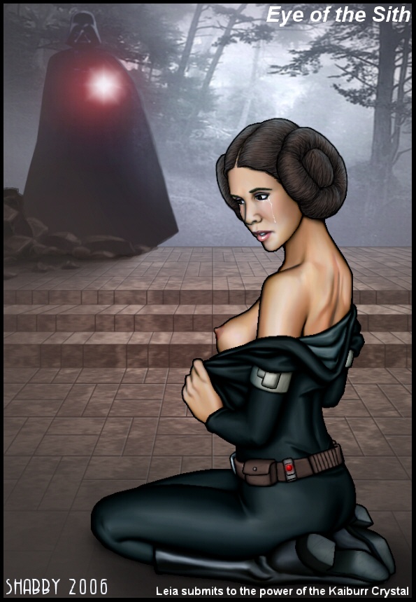 breasts clothed darth_vader incest princess_leia_organa shabby_blue splinter_of_the_mind's_eye star_wars undressing