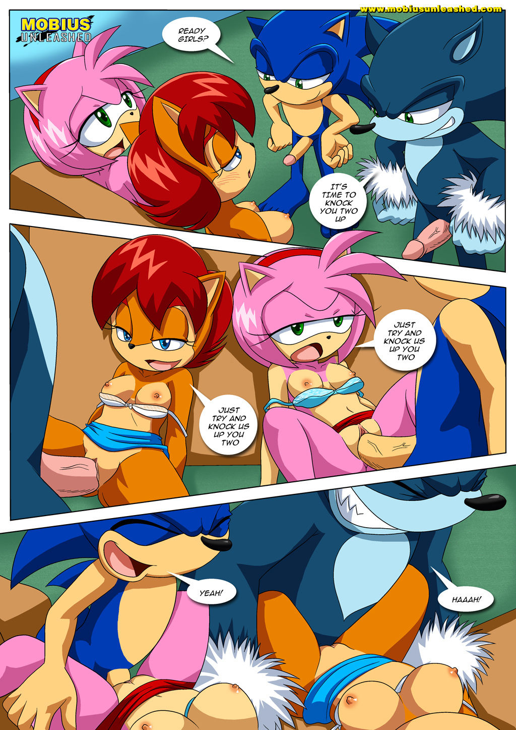 amy_rose archie_comics bbmbbf implied_impregnation impregnation mobius_unleashed palcomix sally_acorn saturday_night_fun_4 sega sonic_(series) sonic_the_hedgehog sonic_the_hedgehog_(series) sonic_the_werehog unprotected_sex wanting_to_get_pregnant