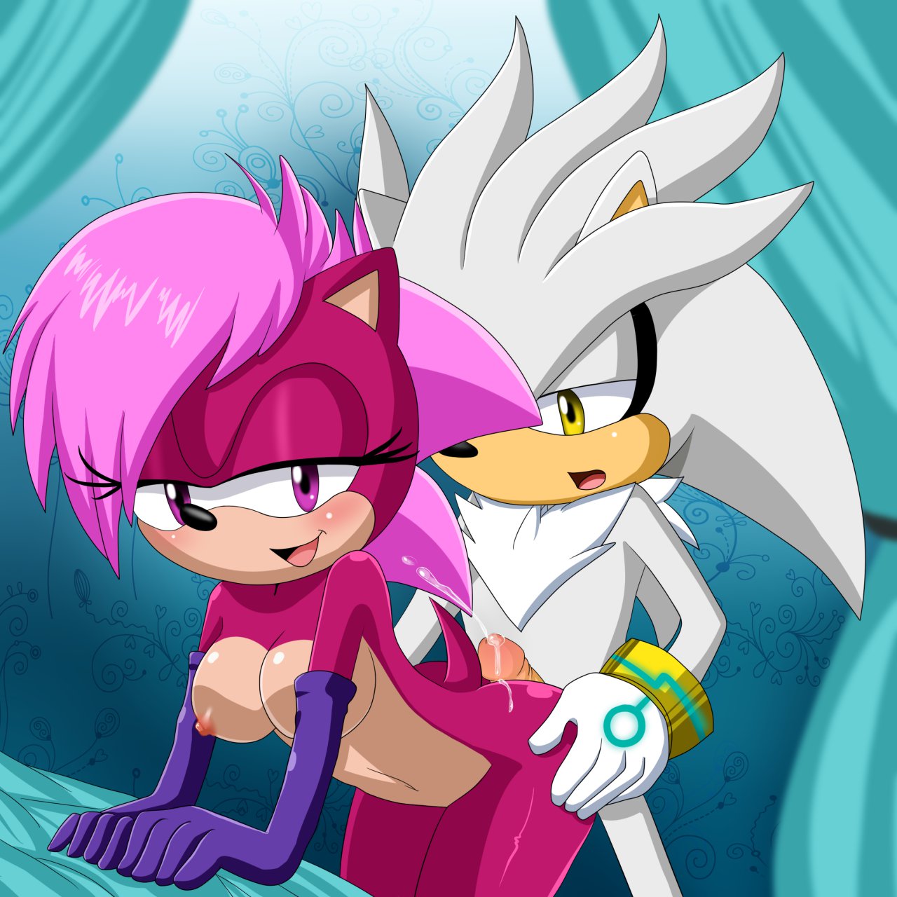 bbmbbf cum_on_back mobius_unleashed palcomix sega silver_the_hedgehog sonia_the_hedgehog sonic_(series) sonic_the_hedgehog_(series) sonic_underground