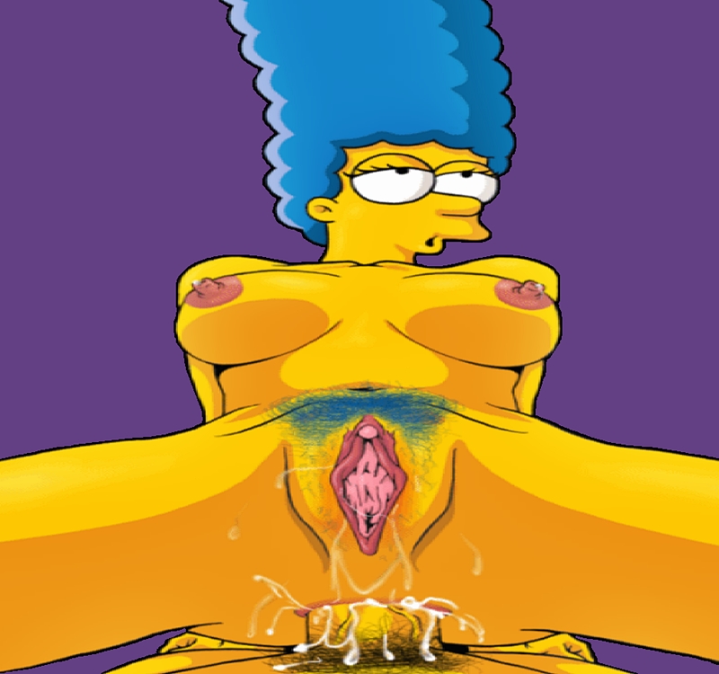 anal_sex marge_simpson pussy pussy_juice the_simpsons