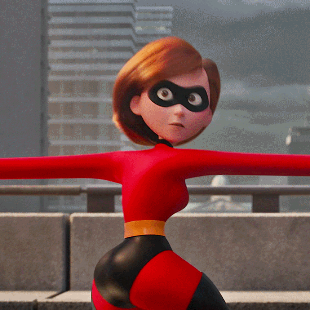 1girl 2018 ass big_ass big_butt brown_eyes brown_hair butt costume disney elastigirl eyelashes female female_only footwear hair helen_parr high_heel_boots human human_only knee_boots mask milf mom mommy nice_ass parent pixar shoes superheroine the_incredibles the_incredibles_2 thick_thighs wide_hips